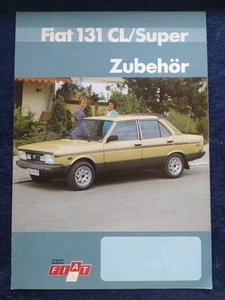 FIAT 131 CL Super Zubehör Prospekt - Picture 1 of 3