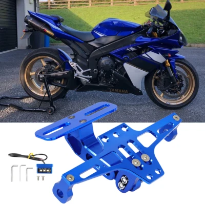 Soporte de matrícula eliminador de guardabarros de motocicleta para Yamaha YZF-R6 1999-2018 Foto 1 de 4