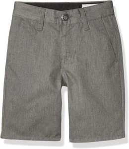 Pantalones cortos chinos Volcom 286862 Frickin para niños, brezo carbón, talla 25 - Imagen 1 de 3
