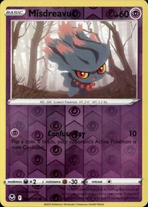 Pokemon Misdreavus 063/195 Holograma Inverso Silver Tempest Casi Nuevo - Imagen 1 de 1