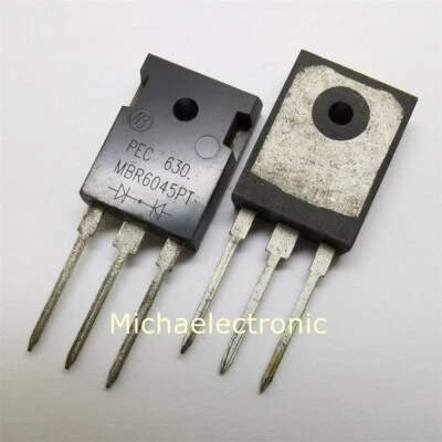 4 piezas MBR6045PT PANJIT TO-3P genuino Foto 1 de 4