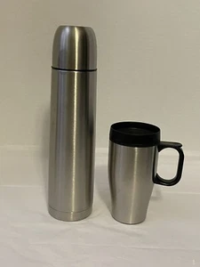 Stainless Steel Bottle and Mug Set - Picture 1 of 7