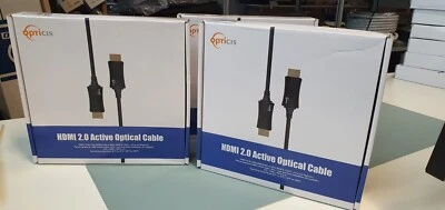 HDMI 2.0 4k 60hz Active Optical Cable Opticis 30m - Immagine 1 di 3