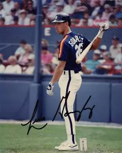 FOTO LUIS GONZALEZ HOUSTON ASTROS FIRMADA AUTOGRAFIADA EN CUBIERTA 8X10 CON CERTIFICADO DE AUTENTICIDAD - Imagen 1 de 1