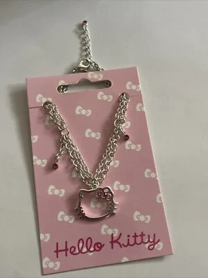 bracciale Hello Kitty originale sanrio bigiotteria braccialetto brillantini - Immagine 1 di 4