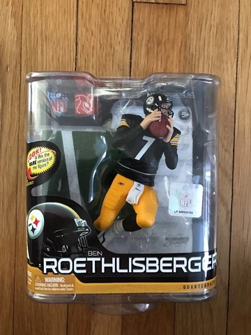 MCFARLANE SERIES 28 NFL  Ben Roethlisberger Football Steelers Figure New 2011 Cover