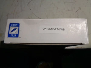 Orion Fans OA125AP-22-1WB US 230 vac - Picture 1 of 2