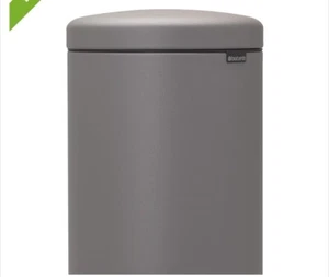 BNIB Brabantia 20 L (5.3gal) Garbage Can Mineral Concrete Grey - Picture 1 of 15