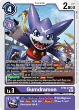 4x Gumdramon BT12-074 - Digimon Card Game [BT-12: Across Time, Playset]