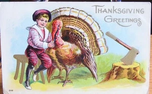Thanksgiving Greetings - Posted 1917 - Picture 1 of 2