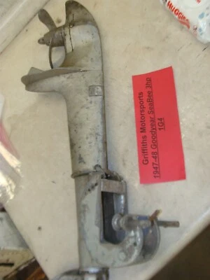 1947-48 1G4 Goodyear Sea-Bee outboard motor 3hp OMC Gale lower drive unit prop - Image 1 of 4