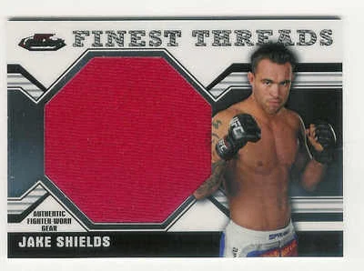 2011 TOPPS UFC FINEST THREADS JUMBO FIGHTER RELICS JAKE SHEILDS FIGHTER-WORN - Image 1 of 2