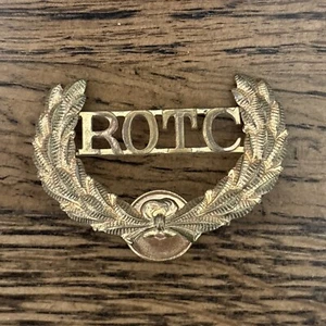 Vintage US Army Military ROTC Hat Cap Badge Screw Back Pin - Picture 1 of 8