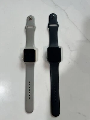 Two Series 1 Apple Watches 42mm And 38mm - Image 1 of 4