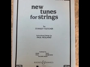 new tunes for strings, stanley fletcher, teacher's book, book one - Picture 1 of 4