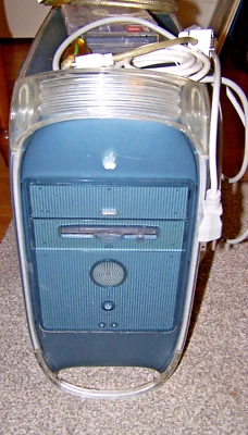 Apple Power Mac G4 M5183 Desktop Tower PC Blue - Lights Blink AS IS - Image 1 of 4