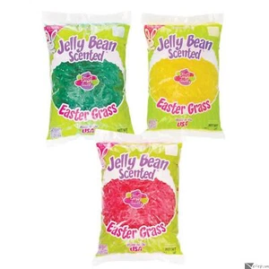 Jelly Bean Scented Easter Grass Bright Color Shred Plastic Gift Basket Fill, ... - Picture 1 of 4