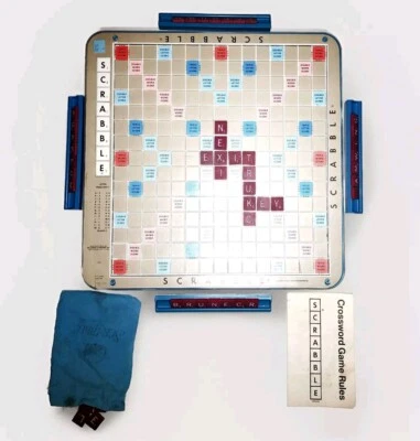 Scrabble Deluxe Edition Rotating Turntable Selchow & Righter Vintage Game 1977  - Image 1 of 4