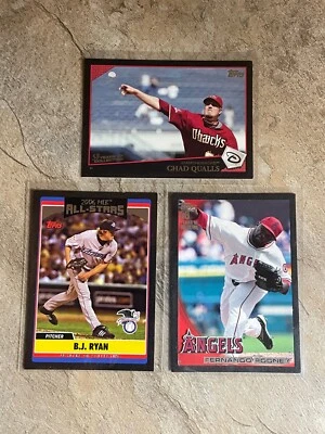 Topps Baseball Black Border Lot (x3) - Image 1 of 2