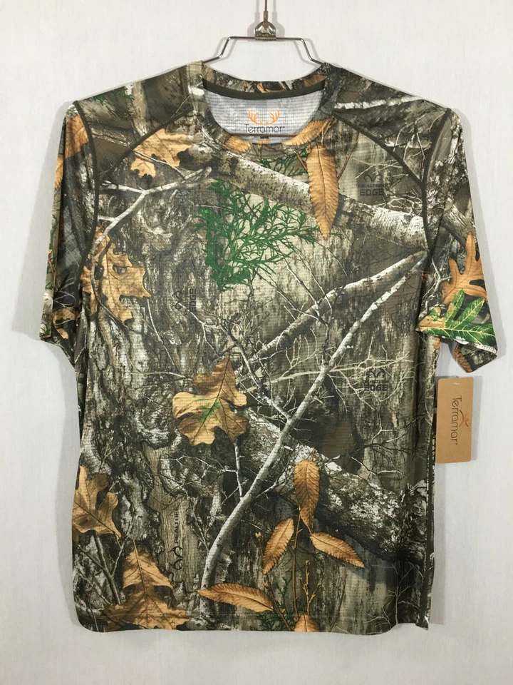 Terramar - Transport 1.0 Baselayer S/S Crew - M's Lg - NWT - Realtree Edge - Image 1 of 4