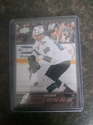 2015-16 Upper Deck Series 2 Young Guns YG Nikolay Goldobin RC Card# 453 - Image 1 of 2