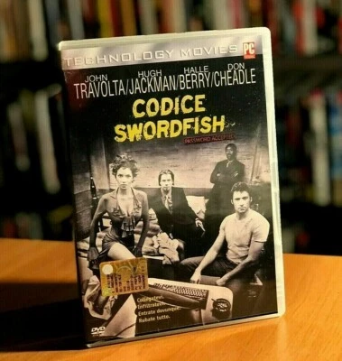 CODICE SWORDFISH (2001) Halle Berry John Travolta Hugh Jackman DVD COME NUOVO - Immagine 1 di 3