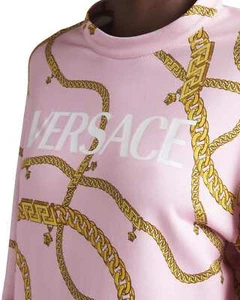Versace Sweatshirtkleid mit Kettenmuster Eur 42 /US 8 - Bild 1 von 11
