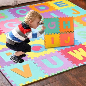36Pc LARGE Alphabet Number EVA Floor Play Mat Baby Room Jigsaw ABC foam Puzzl ^ - Picture 1 of 12