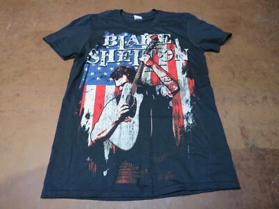 Camiseta Vintage Mujer S Blake Shelton Bien Iluminada y Amplificada Tour 2012 Foto 1 de 4
