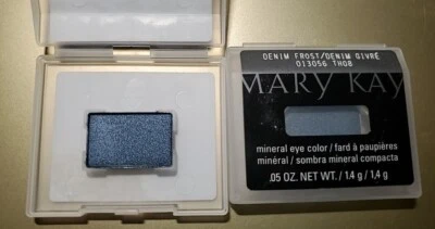 1 New In Package Mary Kay Mineral Eye Color DENIM FROST e14 - Image 1 of 4