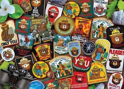 MasterPieces Smokey Bear - Patches 1000 Piece Jigsaw Puzzle - Image 1 of 3