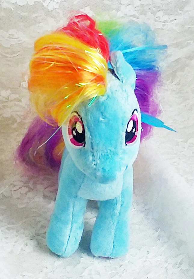 2016 TY My Little Pony Sparkle Buddies "Rainbow Dash" 7" Plush Toy  No Hang Tag - Image 1 of 4