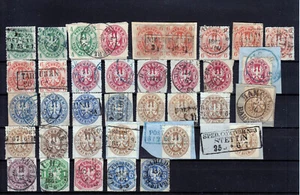 PREUSSEN 1861 / 1867 36 BRIEFMARKEN TÖNE! - Picture 1 of 1