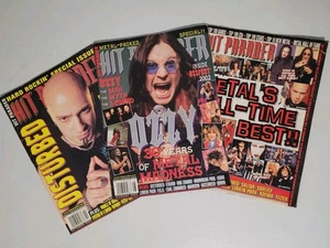 Hit Parader Magazine Lot Featuring Ozzy Osbourne Vintage 2002 - Picture 1 of 8