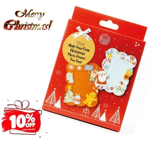 Weihnachten Bilderrahmen 2 Stück Winter Szene Foto Halter Saisonale Dekorationen Set - Bild 1 von 1