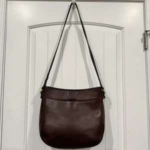 Bandolera/bolso hobo de hombro Coach vintage Chelsea marrón con guante de cuero 6003 - Imagen 1 de 13