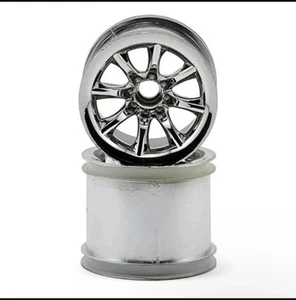 Pro-Line Agitator 2.2" Chrome FR Wheels for Traxxas Jato/ Nitro Stampede 2685-01 - Picture 1 of 2
