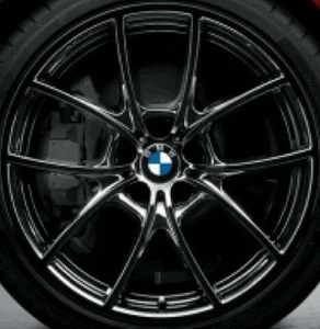 BMW OEM F10 F11 F06 F12 F13 5 & 6 Series 20" Style 356 Wheels Liquid Black NEW - Picture 1 of 1