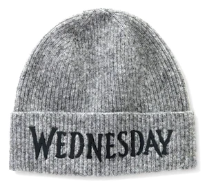 WEDNESDAY Adult Beanie, OneSize BNWT Primark Licenced - Picture 1 of 1