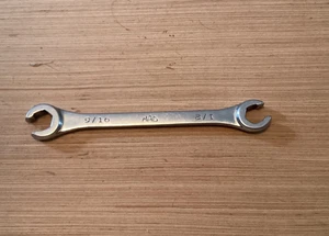 MAC Tools 1/2" x 9/16" Flare Nut Wrench, OHB1618, 6 pt, USA - Foto 1 di 2