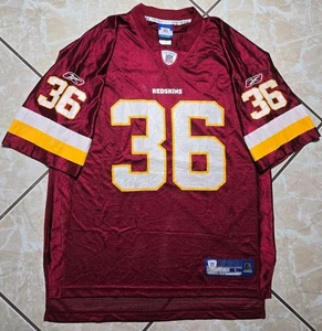 Reebok Sean Taylor #36 Washington Redskins Red Football Jersey Mens Large Rookie - Picture 1 of 17