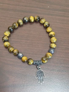 Hot And Bold Silver Plated Brown Alloy Bracelet for Men and Women  - Picture 1 of 10