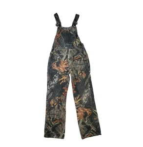 Vtg J. Tuohy’s Camouflage Overalls Bibs Youth Size 10 Cotton Made in USA Hunting - Picture 1 of 15