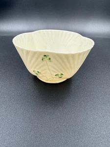 Belleek Irish Porcelain Harp Shamrock Cereal Nut Bowl 7th Mark Ireland - Picture 1 of 8