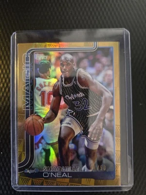 2025-26 Topps Shaquille O'Neal #260 Flagship Tip Off Gold Parallel #'d /50 SP - Image 1 of 3