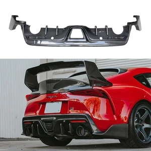 Carbon Fiber S Style Rear Diffuser for Toyota Supra a90 a91 mkv Rear Bumper Lip - Picture 1 of 9