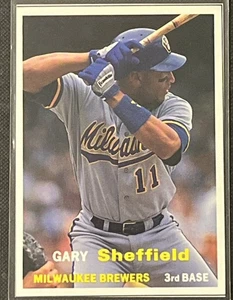 Gary Sheffield Milwaukee Brewers #56 1990 SCD Baseball Card Price Guide Oddball - Picture 1 of 2
