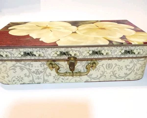 ART- MAGNOLIA CRIMSON By IGOR LEVASHOV -16x9.5x4 carry/storage box Nice Hardware - Picture 1 of 9