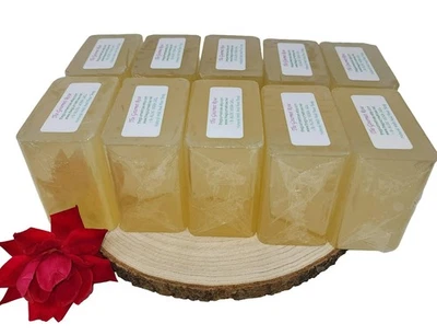 GEL DE ALOE VERA de 10 lb para derretir y verter jabón de glicerina 100 % natural a granel al por mayor Foto 1 de 2