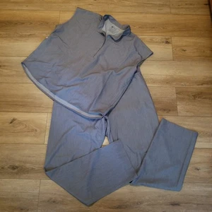 Figs Scrub 2pc Set Womens Gray XLT Pants & XL Sleeveless Rafaela Top - Picture 1 of 10